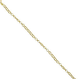 14K Yellow Gold Round Link Bracelet