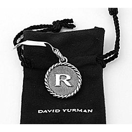 DAVID YURMAN AMAZING SOLID ST. SILVER INITIAL "R" 23 mm