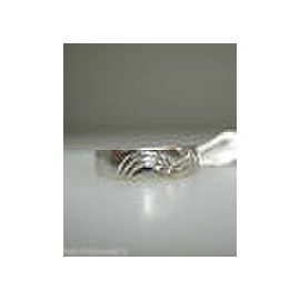 18K WHITE GOLD LADIES DIAMOND RING BAND SIZE 5.5