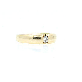 ESTATE 14k Yellow Gold .20ct Diamond Men's ring 6.1 Grams Size 12