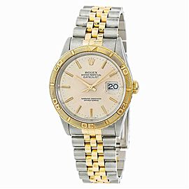 Rolex Datejust 16263 Men's Automatic Watch Two Tone 18K Yellow Gold 36MM