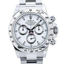 Rolex Daytona 116520 Cosmograph White Dial 2015 Box & Paper 40MM