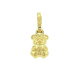 18k Yellow Gold Small Bear Pendant