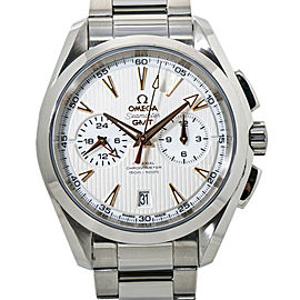 Omega Seamaster Aqua Terra 231.10.43.52.02.001 GMT Chronograph Mens Watch 43mm