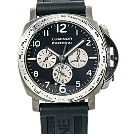 Panerai Luminor PAM00052 Chronograph Zenith Movement Titanium AutomaticWatch40mm