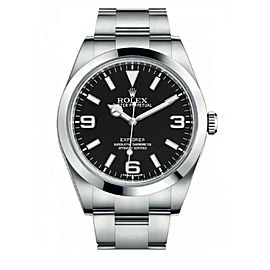 Rolex Explorer 214270 Mark 2 Black Dial Automatic Mens Watch 2017 Card 39MM