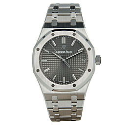 Audemars Piguet Royal Oak15500ST GreyDial SS Men's Watch 41mm with Box&Paper2020