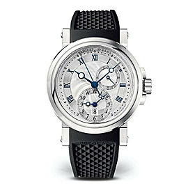 Breguet Marine GMT Dual Time 5857ST Mens Watch 43mm NEW