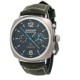 Panerai Radiomir Regatta PAM343 1/8th Second Titanium Automatic with Paper 47mm