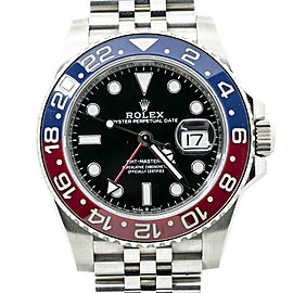 Rolex GMT-Master II 126710BLRO New Mark I Pepsi Automatic Watch Box&Papers 40MM