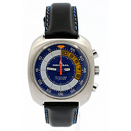 Memosail Regatta Yachttimer Hand Wind Chronograph 46mm Steel 70's Men's Watch