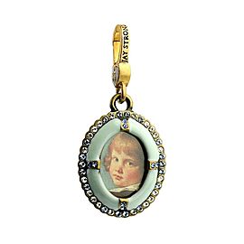 JAY STRONGWATER CHARM DAKOTA BLUE SWAROVSKI