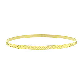 14k Yellow Gold Thin Bangle Bracelet