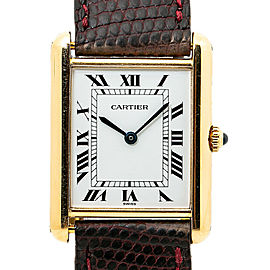 Cartier Tank 8810 Quartz White Dial Unisex Watch 24x31mm