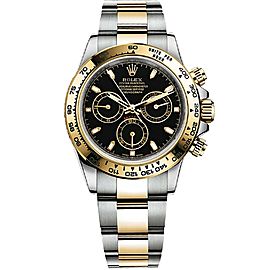 Rolex Daytona 116503 New Black Cosmograph 18kTwo-Tone 40mm April 2021 Card & Bo