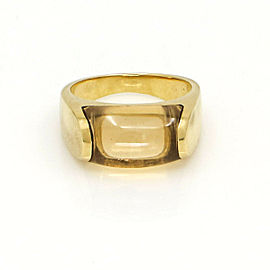 Bvlgari Bulgari Vintage Citrine Statement Ring in 18k Yellow Gold