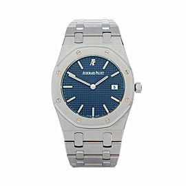 Audemars Piguet Royal Oak 6007ST Quartz Ladie's Watch Blue Dial 30mm