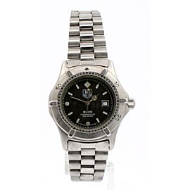 Tag Heuer 2000 Professional 200m Quartz Black Dial 30mm Ladies Watch