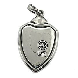 David Yurman Sterling Silver Armory Shield Pendant