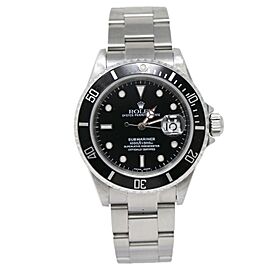 Rolex Submariner Z Serial NO Holes Men's Watch Black Dial 40mm