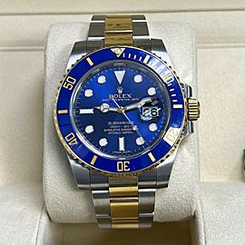 Rolex Submariner "Bluesy" Two tone Men's 40mm Automatic Watch