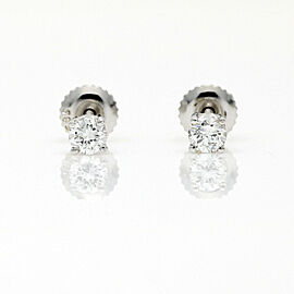 Women's Diamond Stud Earrings in 14k White Gold