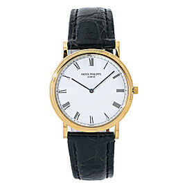 Patek Philippe Calatrava 5120J 18k Yellow Gold Automatic Men 35mm Watch