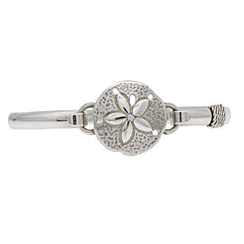 LeStage Sand Dollar Diamond Convertible Clasp Narrow Rope Bracelet