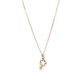 14K Yellow Gold Diamond Pendant