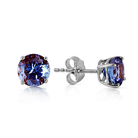 0.95 CTW 14K Solid White Gold Own Standard Tanzanite Earrings