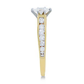 14K Yellow Gold Diamond Engagement Ring