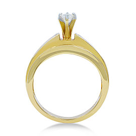 10K Yellow Gold Diamond Engagement Ring