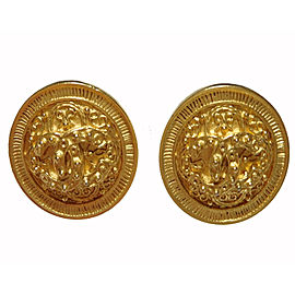 Chanel Metal Gold Earrings