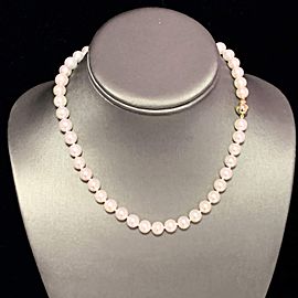 Akoya Pearl Necklace 14k Gold 16" 8 mm Certified $3,590