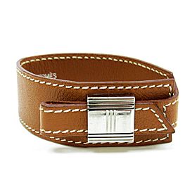 Hermes Metal Leather Bracelet