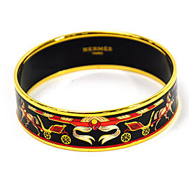 Hermes Enamel Bangle Bracelet