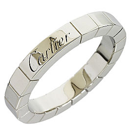 Cartier Pt 950 Platinum Lanieres Wedding Band Ring Size 4.75