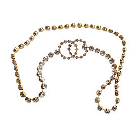 Vintage Chanel CC Rhinestone Necklace