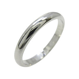 Cartier PT 950 Platinum Wedding Ring Size: 3.75