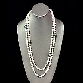 Akoya & Tahitian Pearls Diamond Necklace 53.5" 18k Gold 13.50 mm Certified $ 11,975 216998