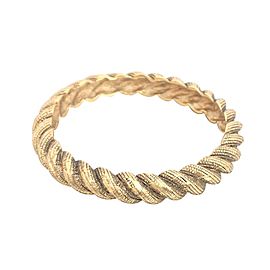 Chanel Metal Gold Bangle Bracelet