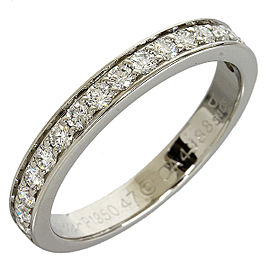 Cartier Platinum PT950 Half Eternity 17P Diamonds Ring