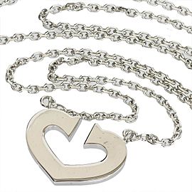 Cartier 18K White Gold Pendant Necklace