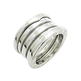 Bulgari B zero1 750 White Gold Band Ring Size U.S. 3.75 EU 46