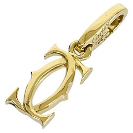 Cartier 18K Yellow Gold CC Motif Charm