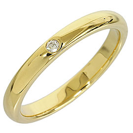 Tiffany And Co. 18K Yellow Gold Diamond Band Ring