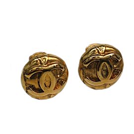 Chanel Metal Coco Clip Earrings