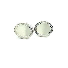 Tiffany & Co Estate Men Cufflinks Sterling Silver TIF286