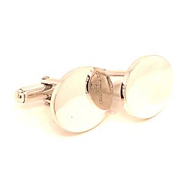 Tiffany & Co Estate Sterling Silver Oval Cufflinks 12.10 Grams TIF121