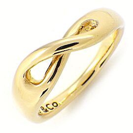 Tiffany & Co 18K Yellow Gold Infinity 6.25 US Ring B0343